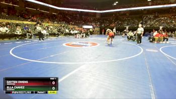 235 Class 1 lbs Cons. Round 1 - Ella Chavez, Kearney vs Dayten Owens, Sikeston