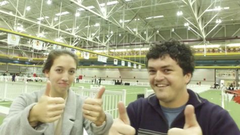 We're Here At The Big 12 Indoor Championship