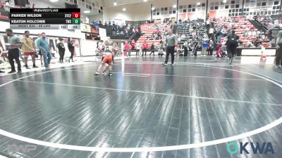 49 lbs Consolation - Parker Wilson, Sallisaw Takedown Club 2 vs Keaton Holcomb, Tahlequah Wrestling Club