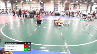 170 lbs Round Of 16 - Braeden Simoneaux, ALIEN UFO vs Hunter Hohman, Quest School Of Wrestling Gold