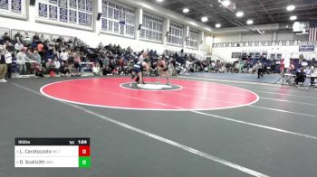 165 lbs Quarterfinal - Lorenzo Caratozzolo, Wilton vs Danilo Scalizitti, New Milford