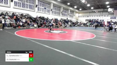 165 lbs Quarterfinal - Lorenzo Caratozzolo, Wilton vs Danilo Scalizitti, New Milford