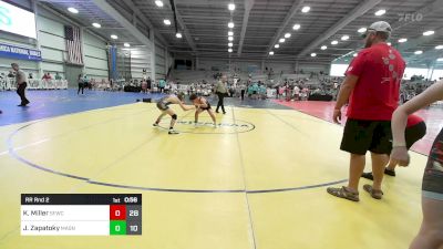 95 lbs Rr Rnd 2 - Kolsen Miller, Forge Elm 1 vs Jaxon Zapatoky, Mat Assassins Gray