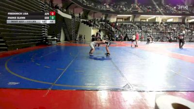 110 lbs Consi Of 8 #2 - Freddrick Lisa, Alpha Wrestling Club vs Parks Glenn, Georgia