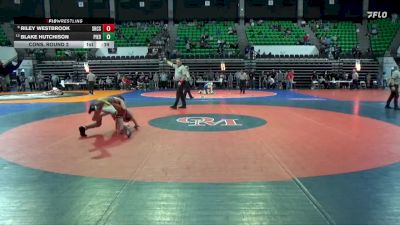 1A-4A 126 Cons. Round 2 - Riley Westbrook, Shoals Christian Schools vs Blake Hutchison, Piedmont