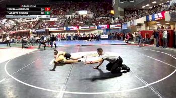 G - 115 lbs Cons. Round 3 - Araeya Nelson, Billings West Girls vs Kyra Anderson, Chester-Joplin-Inverness Girls