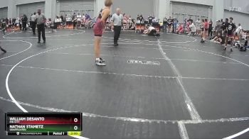 135 lbs Quarterfinal - William DeSanto, Pin City vs Nathan Stametz, Unaffiliated