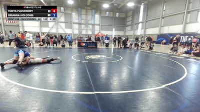 U23 Women - 59 lbs Cons. Round 2 - Tonya Flournory, NC vs Brianna Holcomb, MD