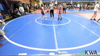 83-90 lbs Quarterfinal - Boston Heissler, Claremore Wrestling Club vs Sophia Moses, Dark Cloud Wrestling Club