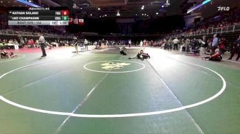 132 lbs Champ. Round 1 - Leo Champagne, Grace Davis vs Nathan Solano, Franklin (Elk Grove)