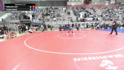 U20 Women - 55 lbs Cons. Round 7 - Noelani Lutz, NV vs Elena Ivaldi, CA