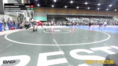 200 lbs Round Of 16 - Jonas Hagadorn, BULLDOG WRESTLING CLUB vs Henry Richardson, Elite Force Wrestling Club