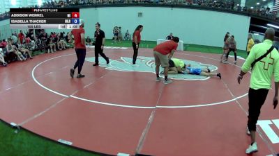 105 lbs Addison Wenkel, Michigan vs Isabella Thacker, Ohio Red