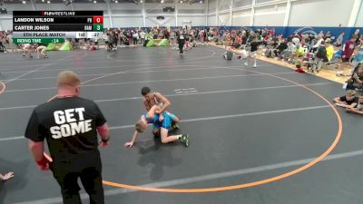 100 lbs 5th Place Match - Carter Jones, Unattached vs Landon Wilson, Unattached