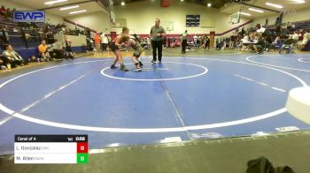 110 lbs Consi Of 4 - Lucas Gonzalez, Berryhill Wrestling Club vs Miles Allen, Barnsdall Youth Wrestling