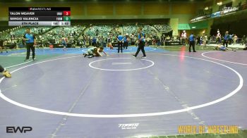 125 lbs 5th Place - Talon Weaver, Unaffiliated vs Sergio Valencia, Farmersville