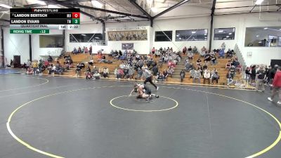 133 lbs Quarterfinal - Landon Evans, Thomas More vs Landon Bertsch, Marian