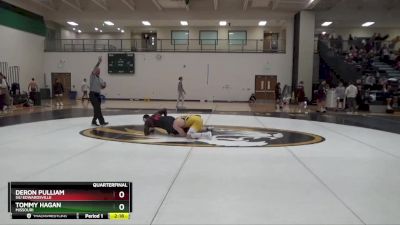 184 lbs Quarterfinal - Deron Pulliam, SIU Edwardsville vs Tommy Hagan, Missouri