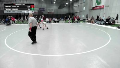 132 lbs Champ. Rd Of 32 - Gabriel Frias Jr, Berge Elite Wrestling Academy vs Micah Weaver, Central Indiana Academy Of Wrestling