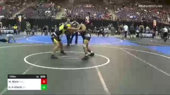 170 lbs Consi Of 32 #2 - Matthew Black, Temecula Valley vs Samad Al-Khatib, Vici Wrestling