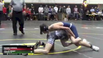 126 lbs Round 3 - Oliver Carneal, Barberton vs Collin Grady, Twinsburg, OH