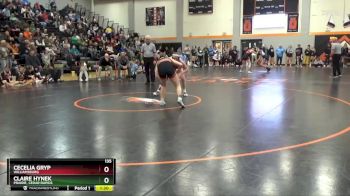 135 lbs Cons. Round 3 - Claire Hynek, Prairie, Cedar Rapids vs Cecelia Gryp, Williamsburg