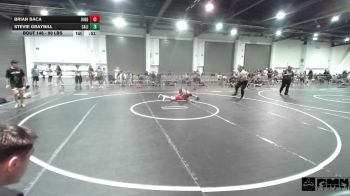 90 lbs Final - Brian Baca, Juggernaut WC vs Stevie Graybill, California Grapplers