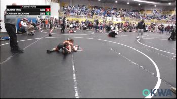 Rr Rnd 5 - Isaiah Tate, Barnsdall Youth Wrestling vs Camden Beckham, Cowboy Wrestling Club