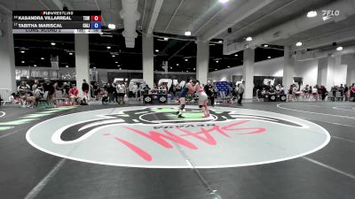 Senior Women Freestyle FS - 72 lbs Cons. Round 2 - Kasandra Villarreal, Team SoCal WC vs Tabitha Mariscal, California