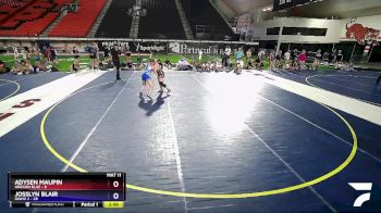 150 lbs Round 1 (16 Team) - Adysen Maupin, Oregon Blue vs Josslyn Blair, Idaho 2