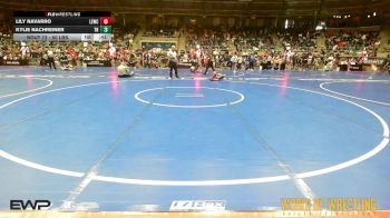 50 lbs Consi Of 16 #2 - Lily Navarro, Legacy Elite Wrestling Club vs Kylie Nachreiner, Team Nazar