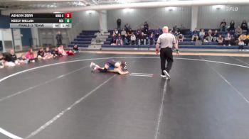 110 lbs Finals (2 Team) - Ashlyn Zerr, Minden vs Keely Millan, Norton Community HS