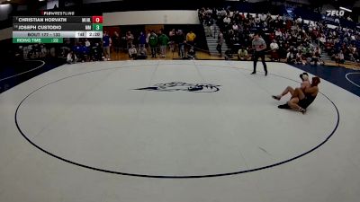 133 lbs Cons. Round 2 - Christian Horvath, Muhlenberg vs Joseph Custodio, Marymount