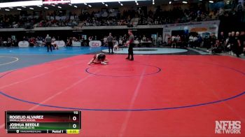 112 lbs Cons. Round 3 - Joshua Beedle, Juneau-Douglas HS vs Rogelio Alvarez, Wasilla High School