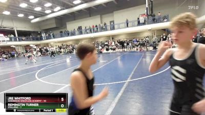 85 lbs Round 1 (16 Team) - Cody Forrester, Stallions vs Keagan Collins, Sanderson Wrestling Academy