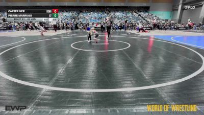 49 lbs Consi Of 8 #1 - Carter Her, Red Star Wrestling Academy vs Pierre Marrugo, Cordoba Trained