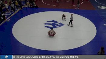 165 lbs Champ. Round 2 - Wyatt Kinne, Southern Virginia University vs Ben Hegler, Ohio Northern University