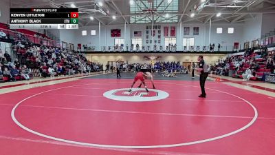 157 lbs Semifinals (8 Team) - Kenyen Littleton, Laurel H S vs Anthony Black, Saint Mark`s