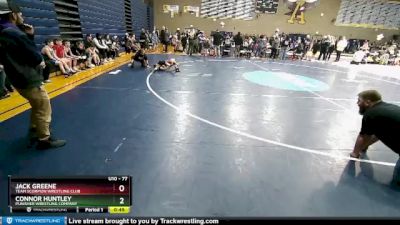 77 lbs Round 1 - Jack Greene, Team Scorpion Wrestling Club vs Connor Huntley, Punisher Wrestling Company