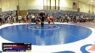 142 lbs Semifinal - Alexandra Riley, OH vs Nanda Kibi, MI