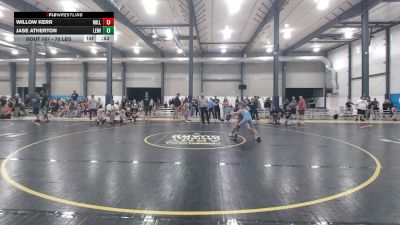 70 lbs 3rd Place - Willow Kerr, Millerstown vs Jase Atherton, Lewistown