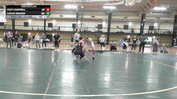 174 lbs Semifinal - Colt Campbell, App State vs Logan Messer, George Mason