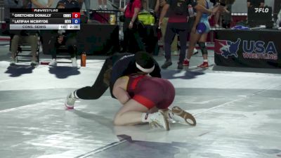 68 lbs Cons. Semis - Gretchen Donally, Colorado Mesa Wrestling Club vs Latifah McBryde, New York