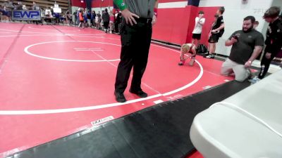 64 lbs Round Of 32 - Cain Howeth, Barnsdall Youth Wrestling vs Sawyer Simpson, Salina Wrestling Club