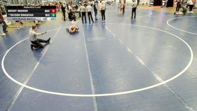 16U Boys - 100 lbs 5th Place Match - Tayden Ringstad, Wisconsin vs Brody Nedens, Montana