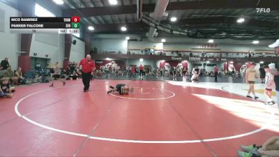 76 lbs Finals (2 Team) - Parker Falcone, Steel Valley Renegades vs Nico Ramirez, Taylor Hammers