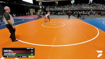 6A 215 lbs Cons. Round 3 - Alec Rill, Dripping Springs vs Sawyer Peevy, San Antonio Reagan