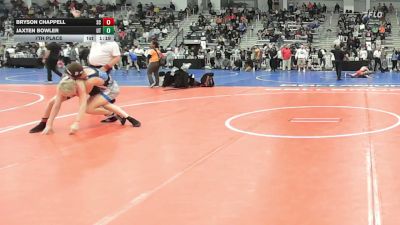 120 lbs 7th Place - Bryson Chappell, SC vs Jaxten Bowler, UT