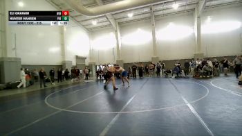 215 lbs Quarterfinal - Eli Graham, Weber vs Hunter Hansen, Preston