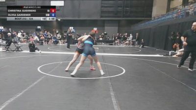 124 lbs Quarterfinal - Olivia Gardener, University Of Saint Mary vs Christina Guerrero, Friends University
